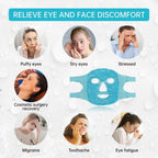 Cool Gel Full Face Mask Summer Ice Cooling Sleeping Mask