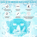 Cool Gel Full Face Mask Summer Ice Cooling Sleeping Mask