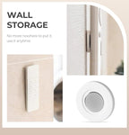 Magnetic Remote Control Holder Wall Mount Self-Adhesive, Strong Magnet Hole-Free Remote Holder