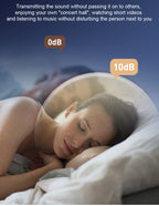 Open-Ear Sleep Therapy Bone Conduction Pillow Speaker