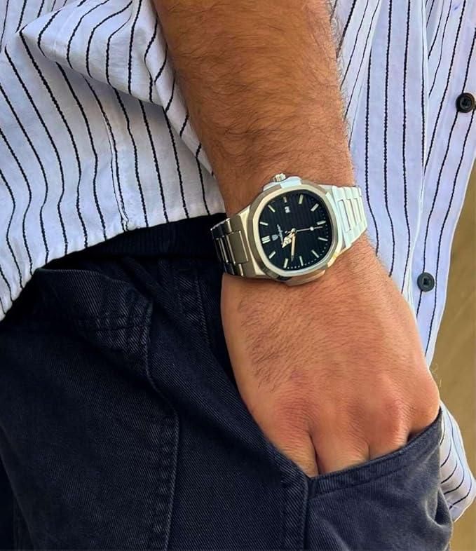 Luxury Stainless Steel Watch – Timeless Elegance