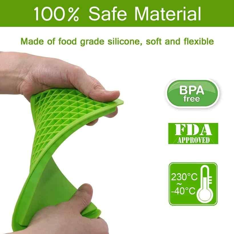 Flexible Silicone Ice Cube Tray - 160 Ice Cube Tray (Pack of 2)