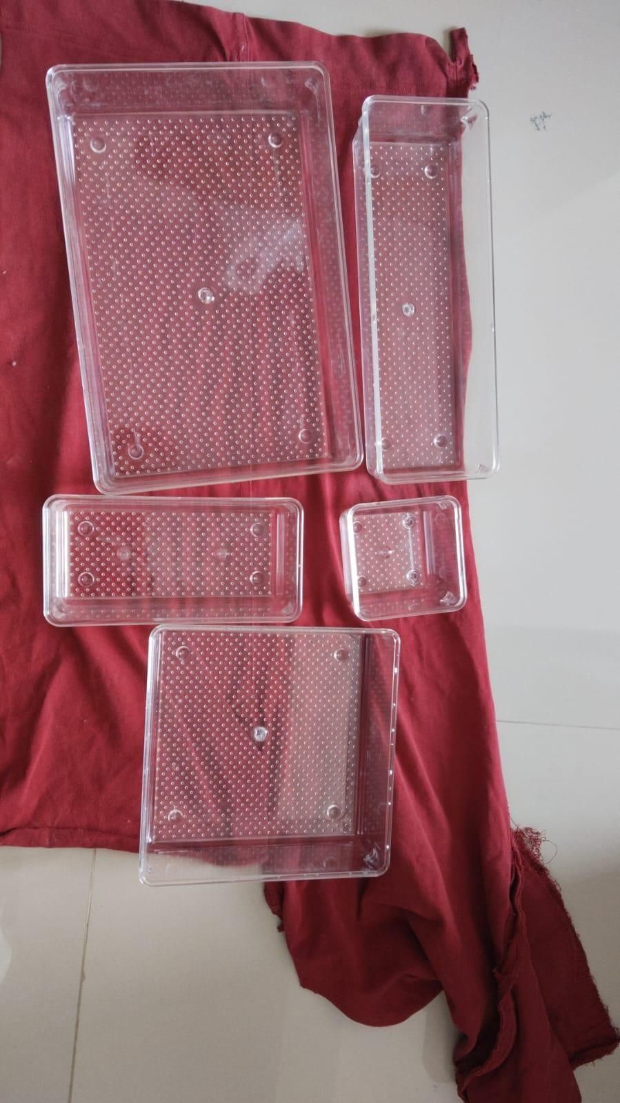 Modular Storage Containers – Organized & Versatile  7 pc