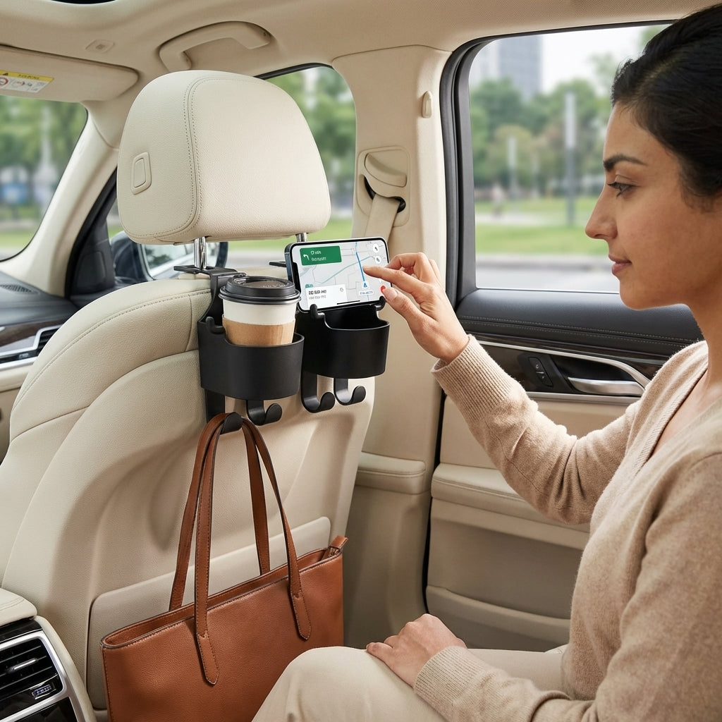 Multifunctional Hanging Storage Cup & Mobile Holder (Pack of 2)