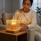 RGB Crystal Cube Night Lamp with Remote – Multicolor Ambient LED Mood Light