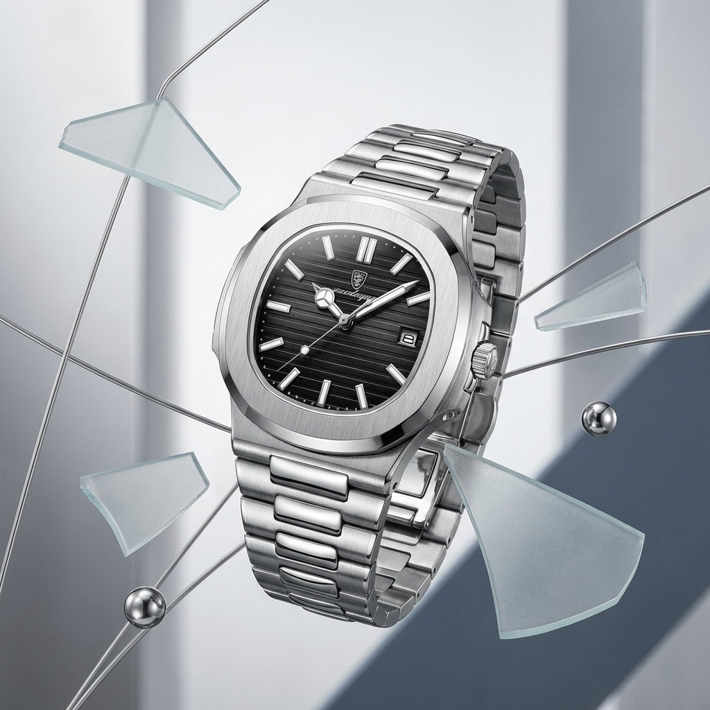 Luxury Stainless Steel Watch – Timeless Elegance