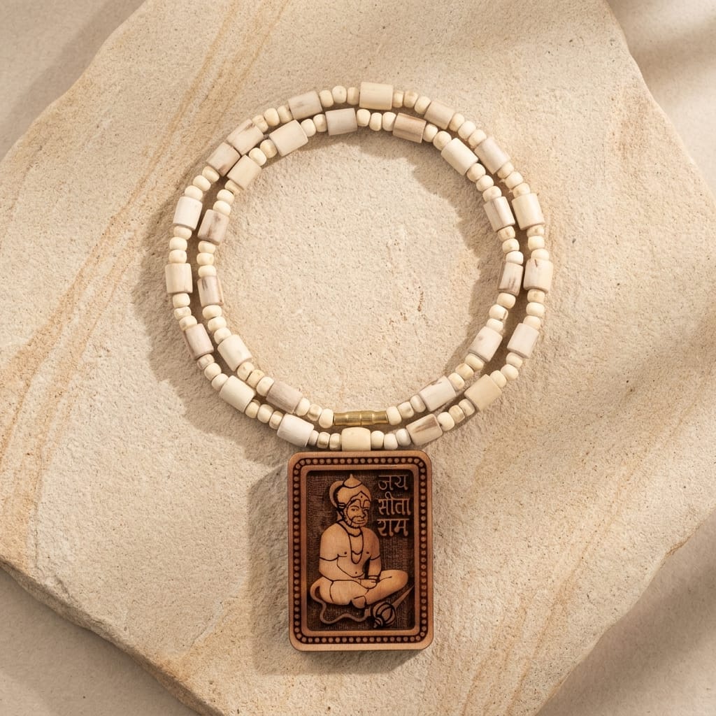 Bageshwar Dham Authentic Tulsi Mala (100% Original Tulsi beads)
