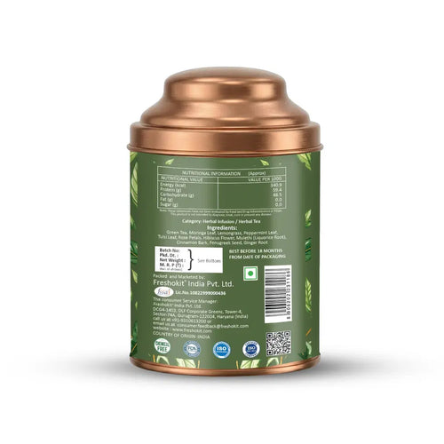 Aaurash Lungs Cleanser Herbal Tea | Breathing Comfort & Detox Support Tea | Supports Respiratory Wellness & Natural Detox | Caffeine-Free Herbal Tea