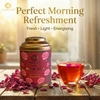 Aaurash Chamomile Tea, Blue Tea & Rose Tea Combo | 100% Natural Flower Tea | Caffeine-Free Herbal Tea | Supports Relaxation, Better Sleep & Skin Health | Rich in Antioxidants