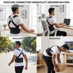 Clinically Proven Posture Trainer (Black, Universal Size)