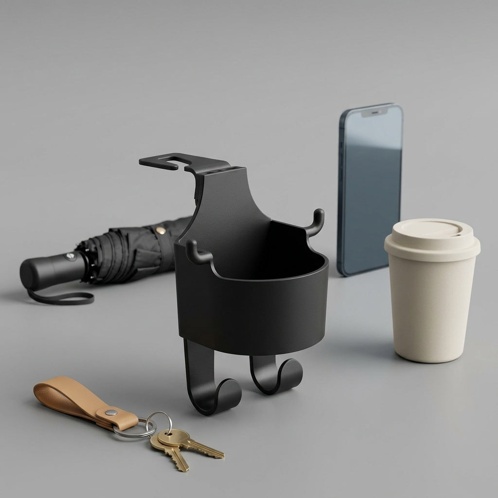 Multifunctional Hanging Storage Cup & Mobile Holder (Pack of 2)
