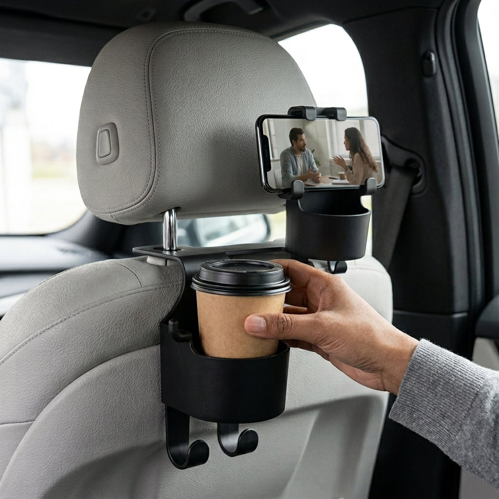 Multifunctional Hanging Storage Cup & Mobile Holder (Pack of 2)