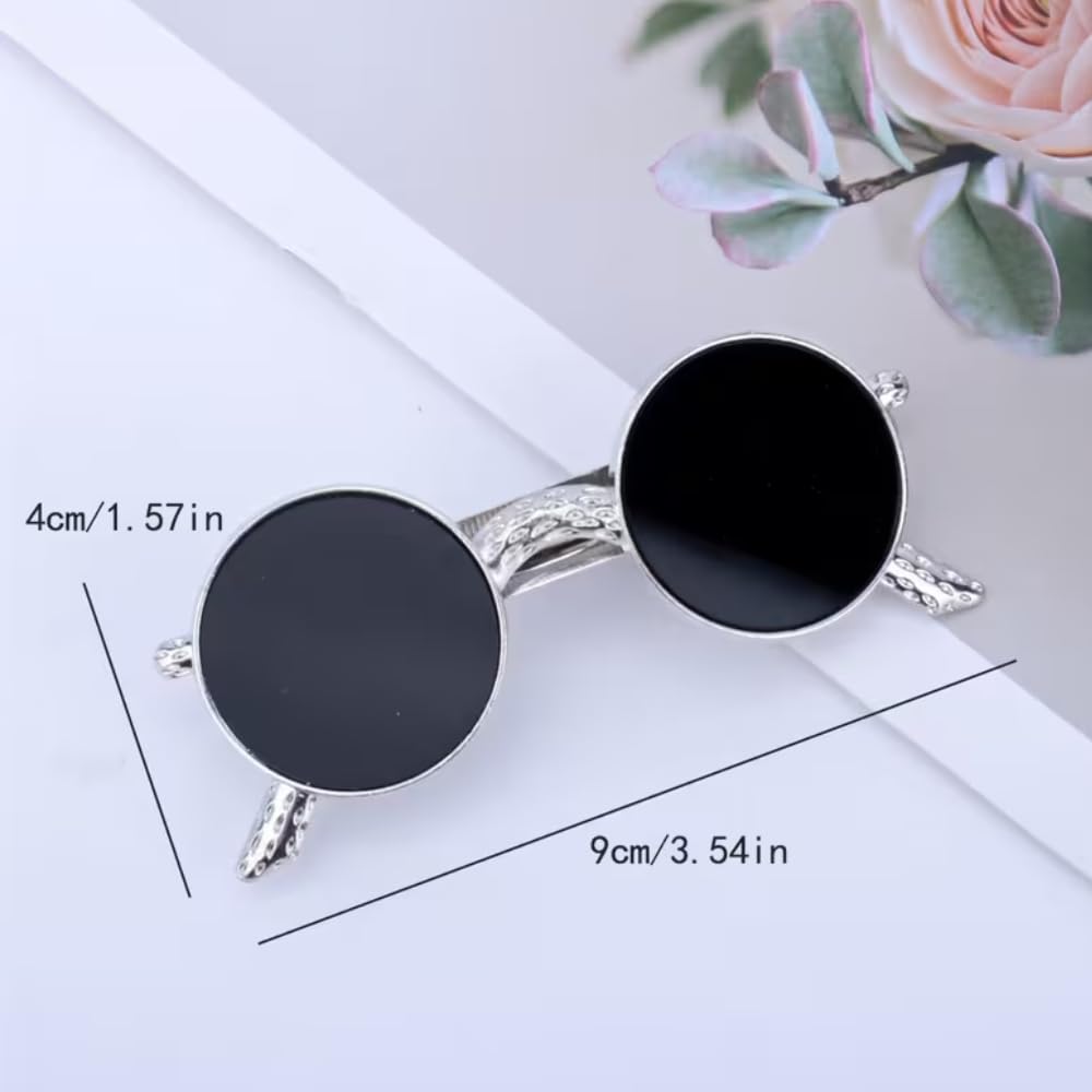 Vintage Double Disc Automatic Hair Clip – French Style Metal Barrette Hair Pin