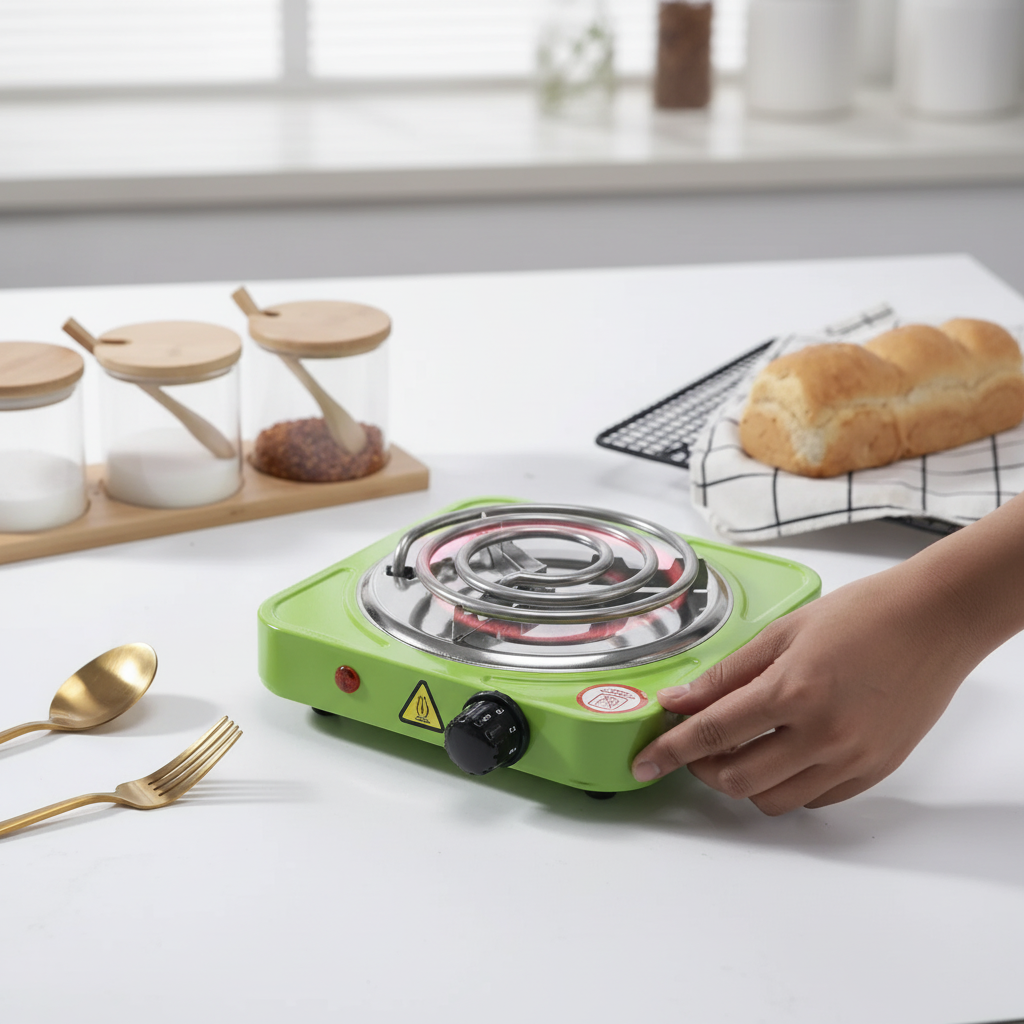 Flameless Electric Cooking Stove (Muticolor)