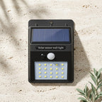 Wireless LED Solar Outdoor Lights with Dark Detect Motion Sensor, On/Off Button.