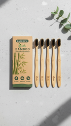 Bambio Bamboo Toothbrush 4-Pack | PRIVAN