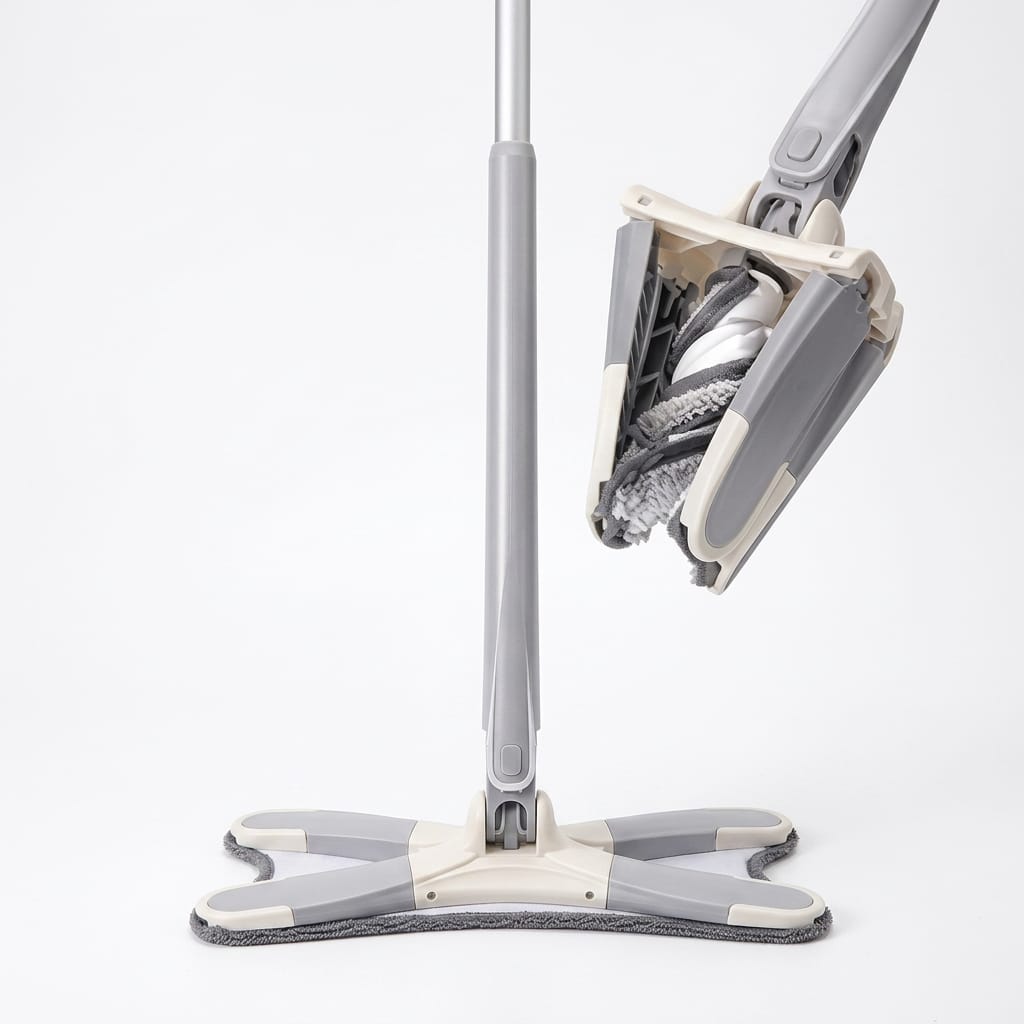 Self squeeze Rotatable Multifunctional Cleaning Microfiber Mop