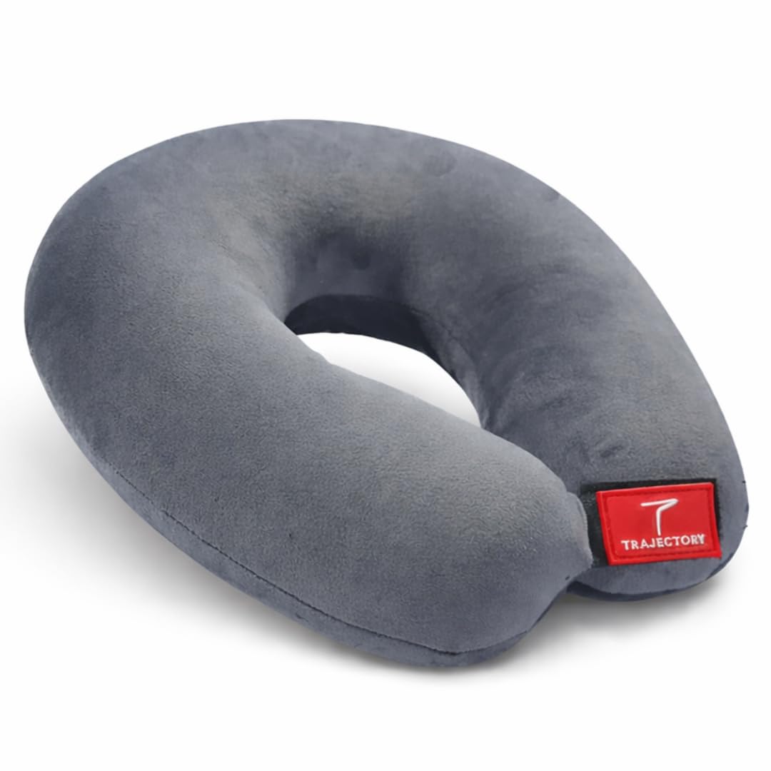Trajectory Memory Foam Travel Neck Pillow- As seen on shark tank india