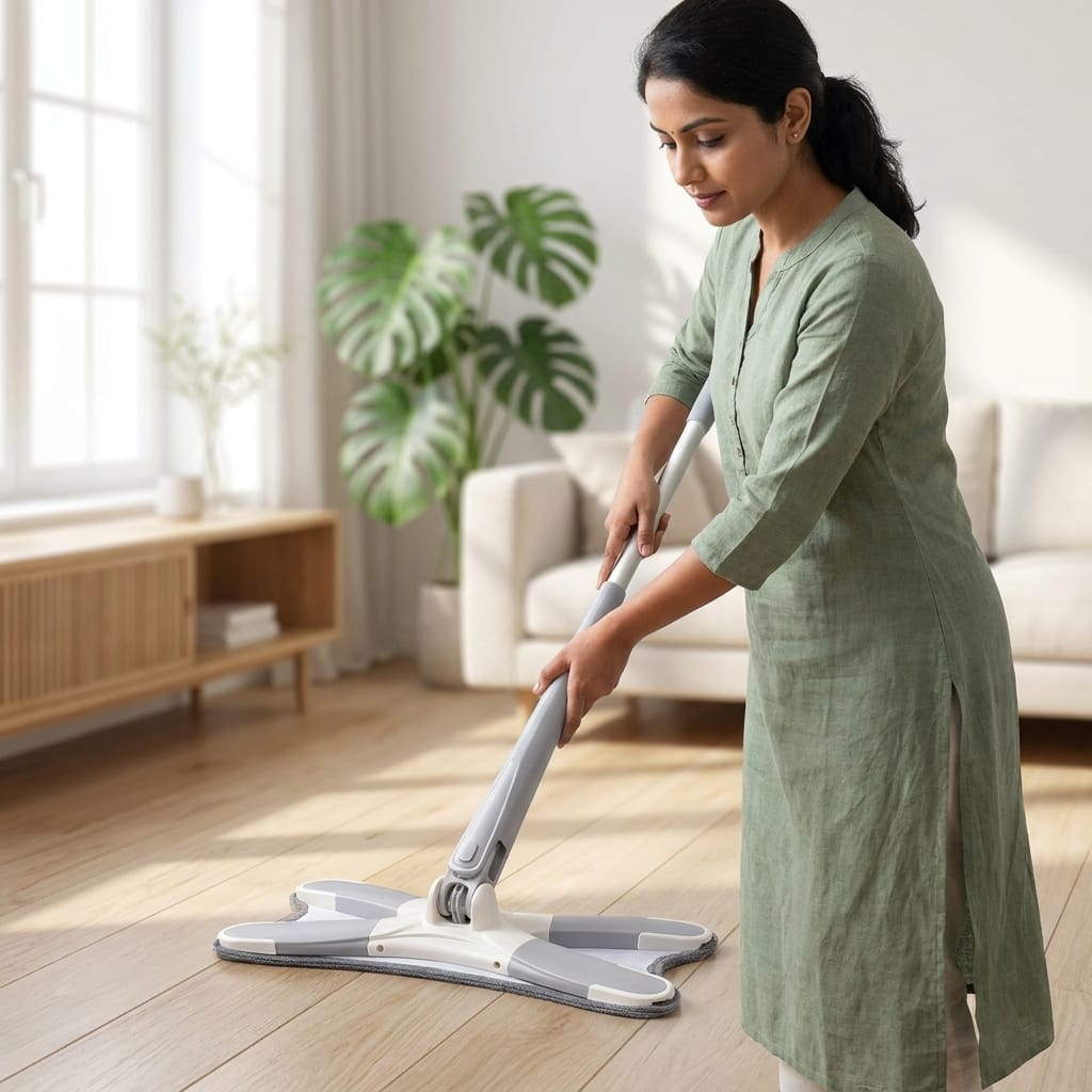 Self squeeze Rotatable Multifunctional Cleaning Microfiber Mop