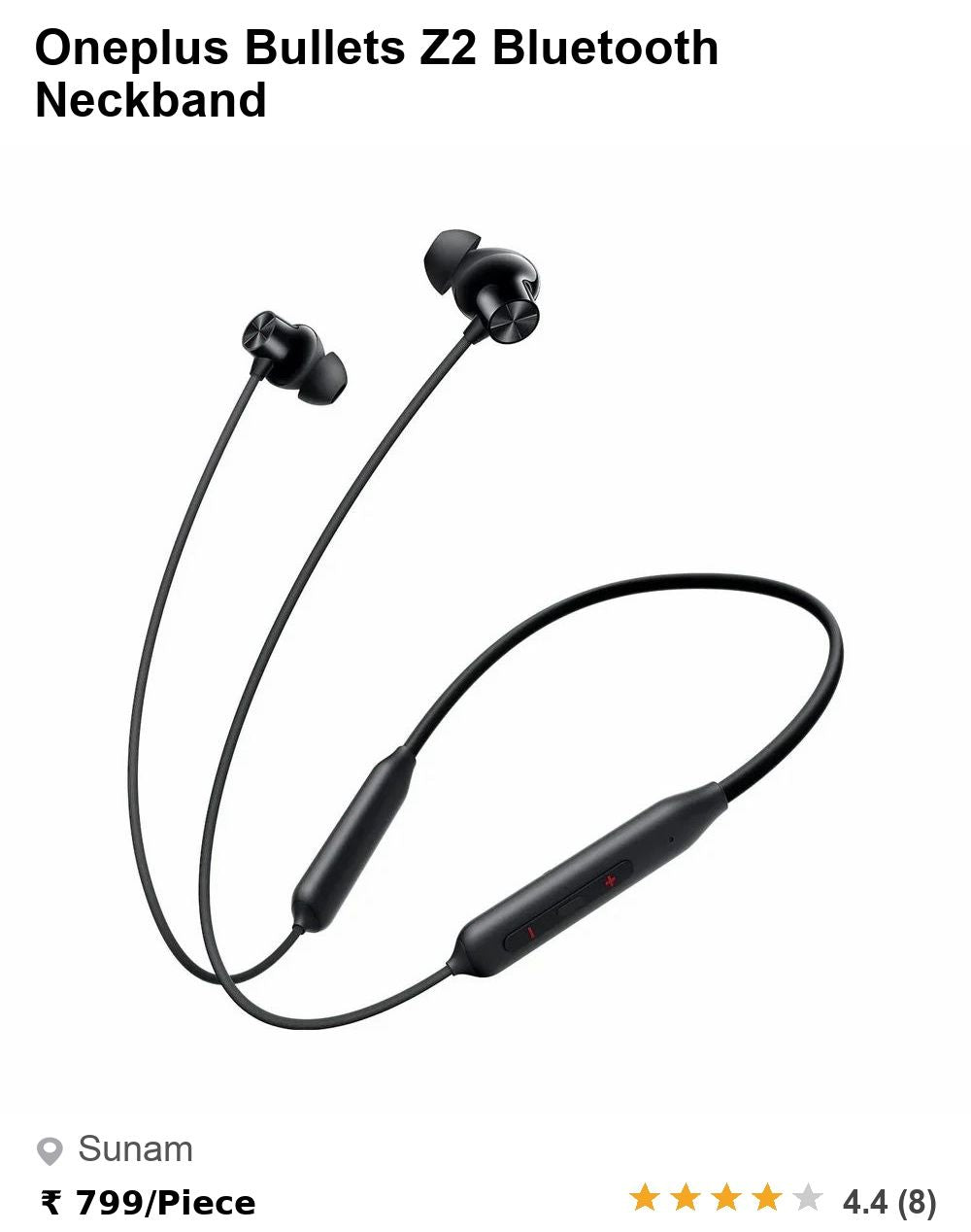 Oneplus Bluetooth Wireless Z2 ANC (50% Off Mega last day sale )