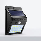 Wireless LED Solar Outdoor Lights with Dark Detect Motion Sensor, On/Off Button.