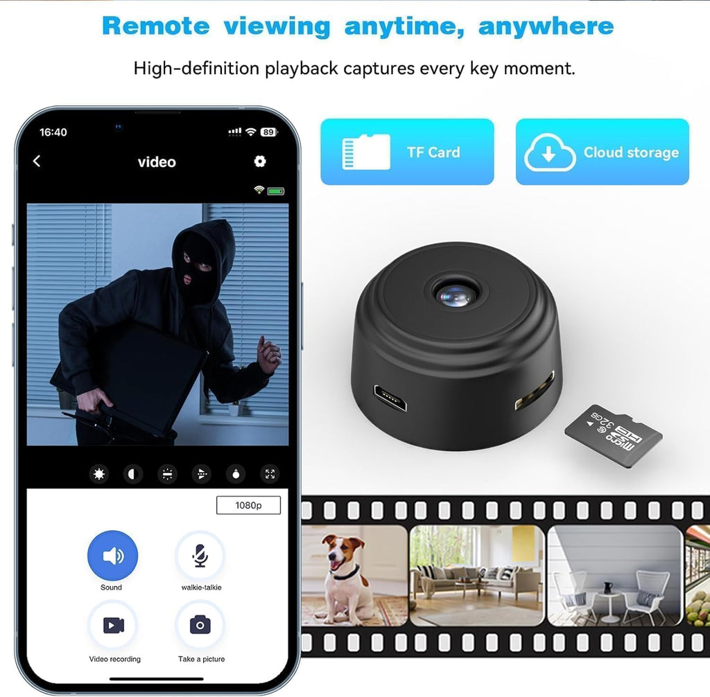 Smart Wi‑Fi Camera – Compact, Secure & Connected