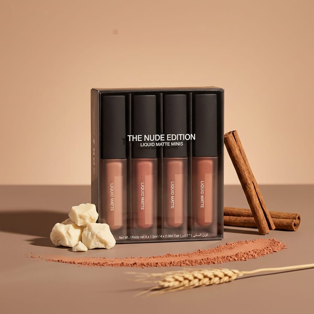 Liquid Matte Lipsticks – Nude, Bold & Elegant