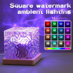 RGB Crystal Cube Night Lamp with Remote – Multicolor Ambient LED Mood Light