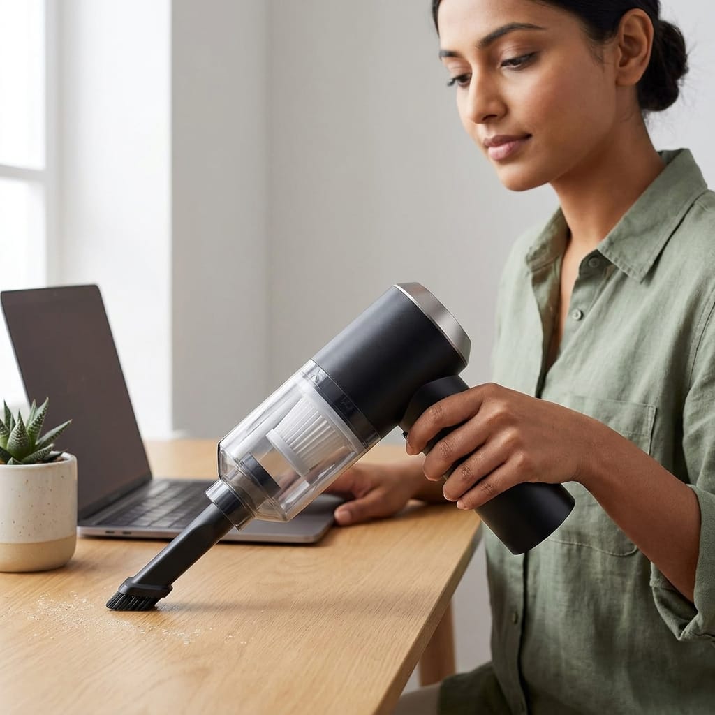 Handheld Vacuum – Sleek Design, Powerful Cleaning