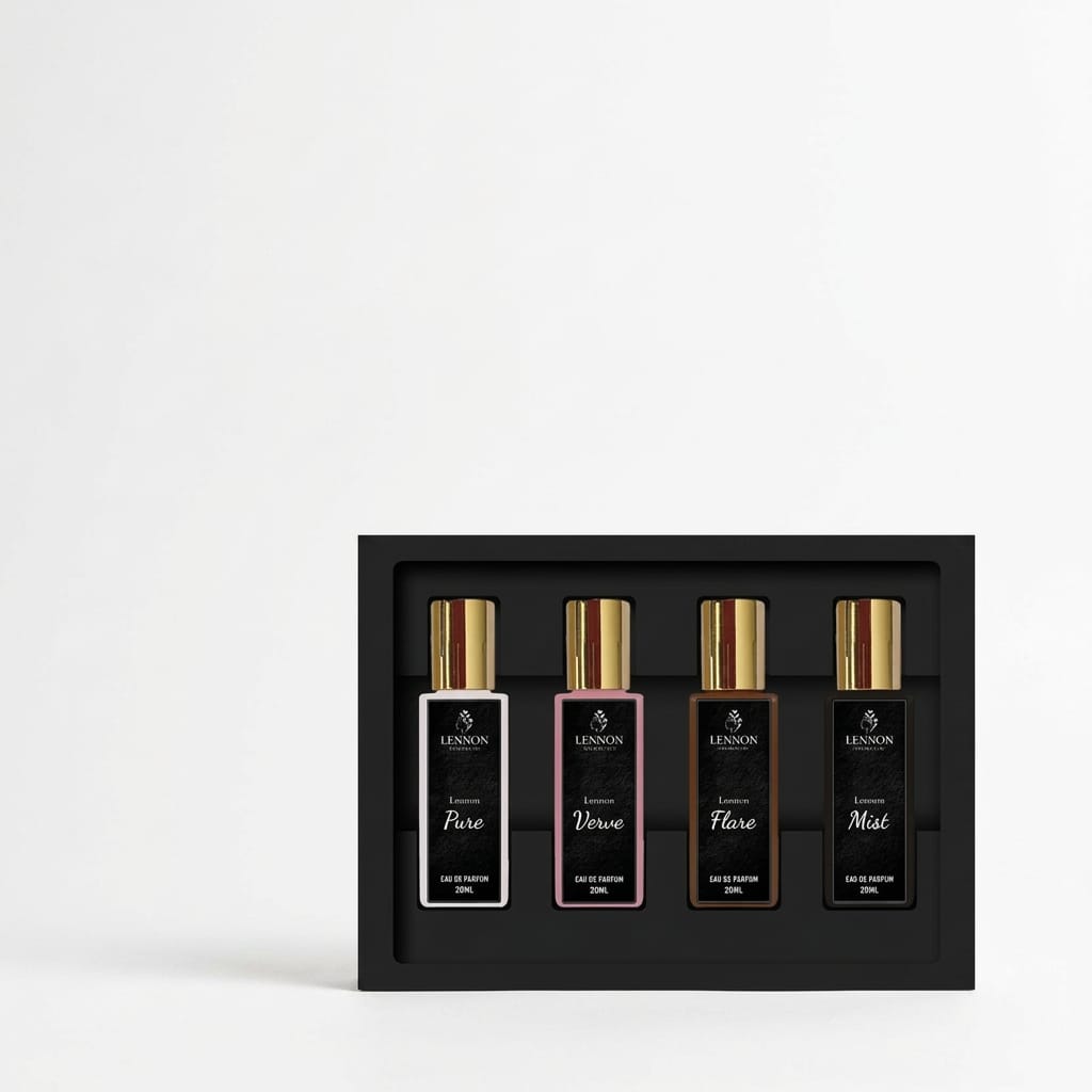 Lennon Perfume Gift Set – 4 Pure, Verve, Flare & Mist