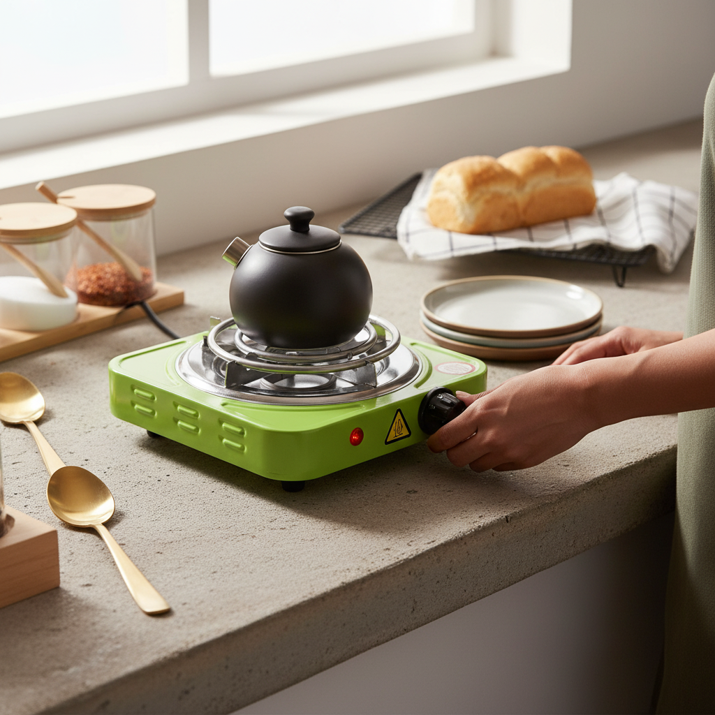Flameless Electric Cooking Stove (Muticolor)