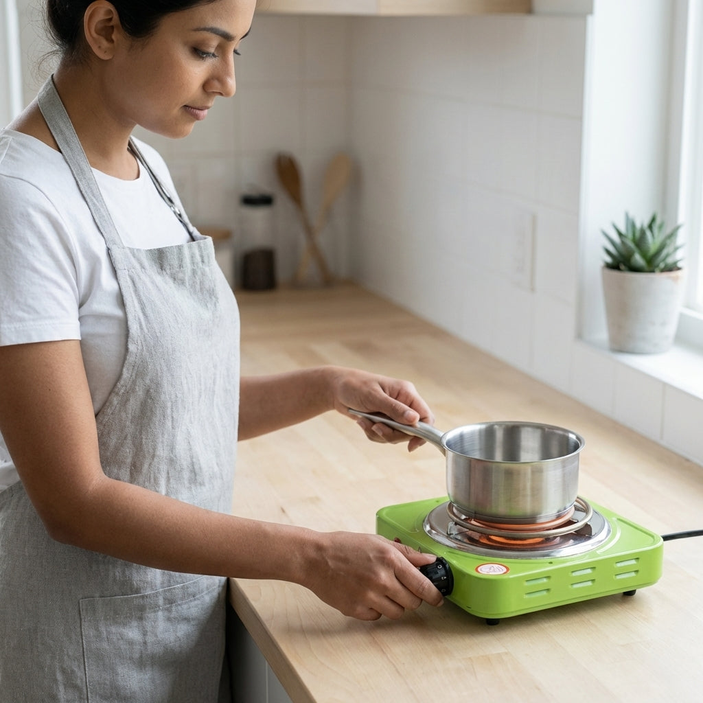 Flameless Electric Cooking Stove (Muticolor)