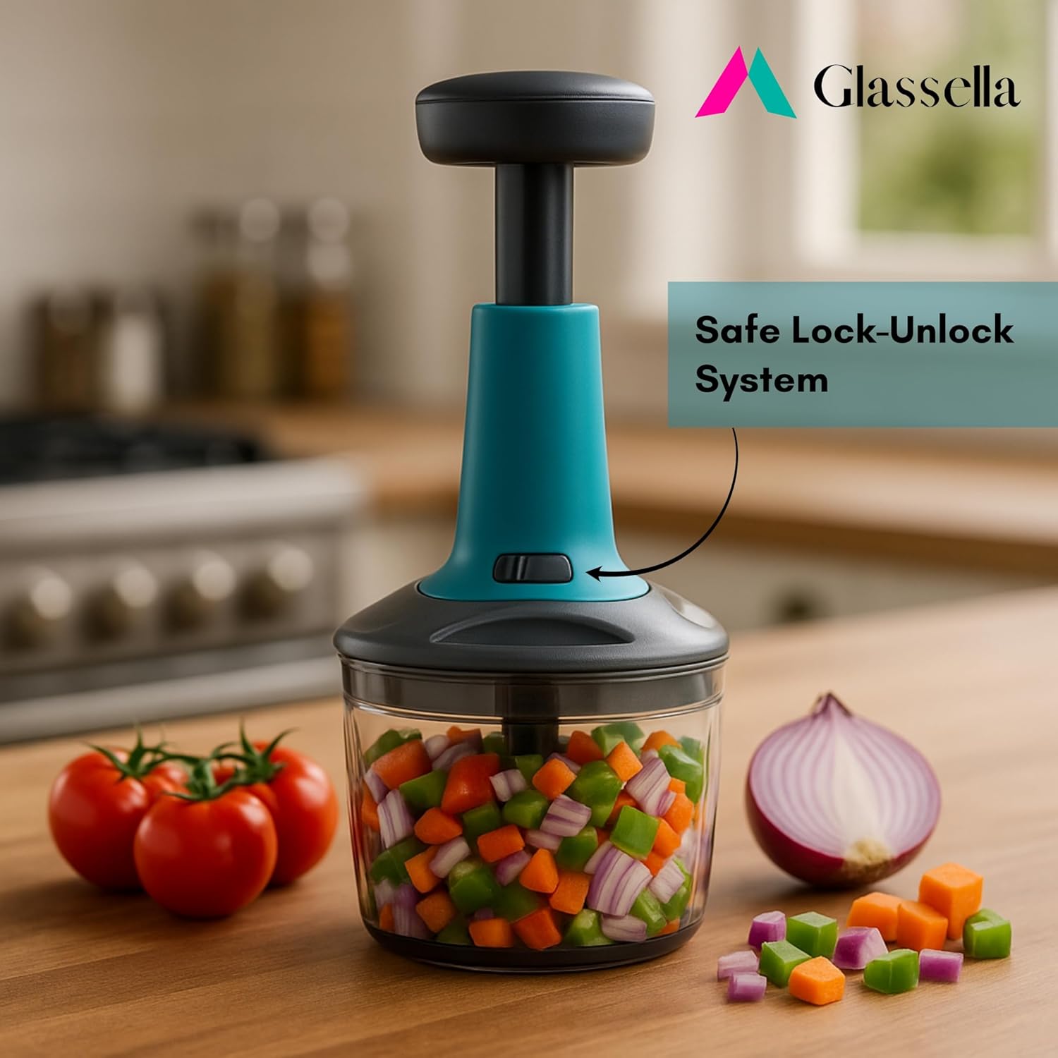 Manual Food Chopper – Quick, Easy & Efficient