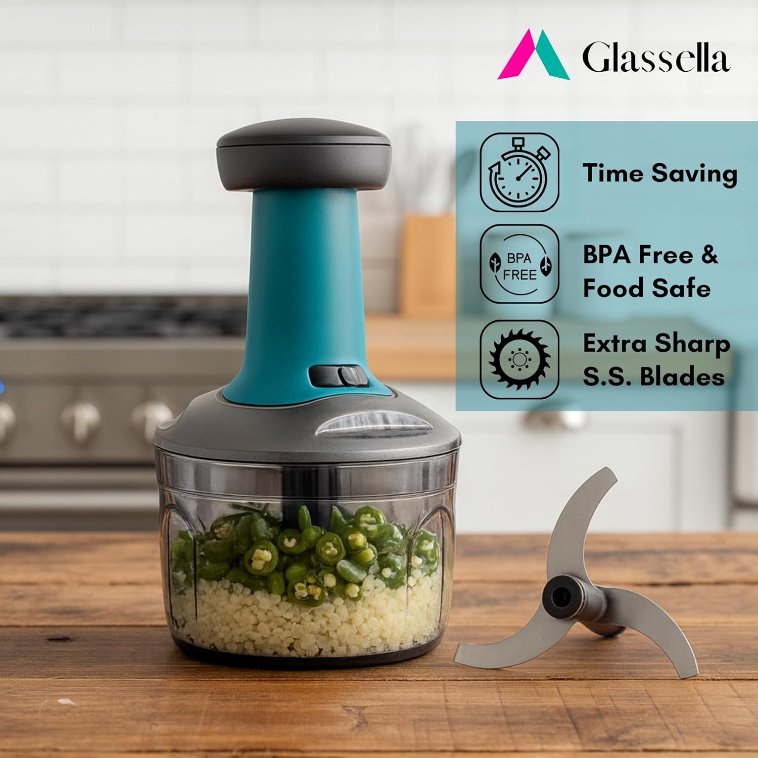 Manual Food Chopper – Quick, Easy & Efficient