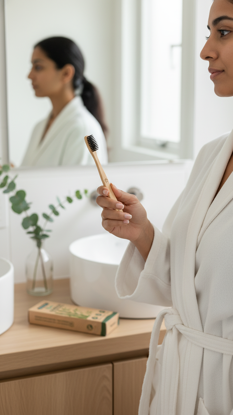 Bambio Bamboo Toothbrush 4-Pack | PRIVAN