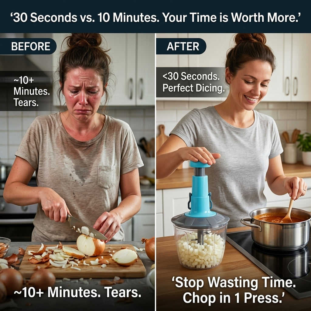 Manual Food Chopper – Quick, Easy & Efficient