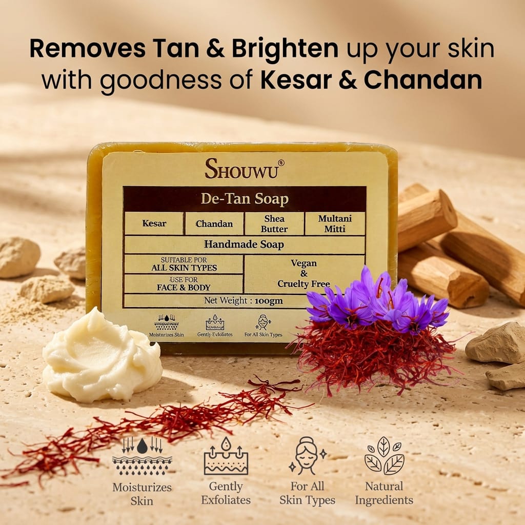 De -Tan Soap Remove Tain & Bright Your Skin ( Pack Of 1 )