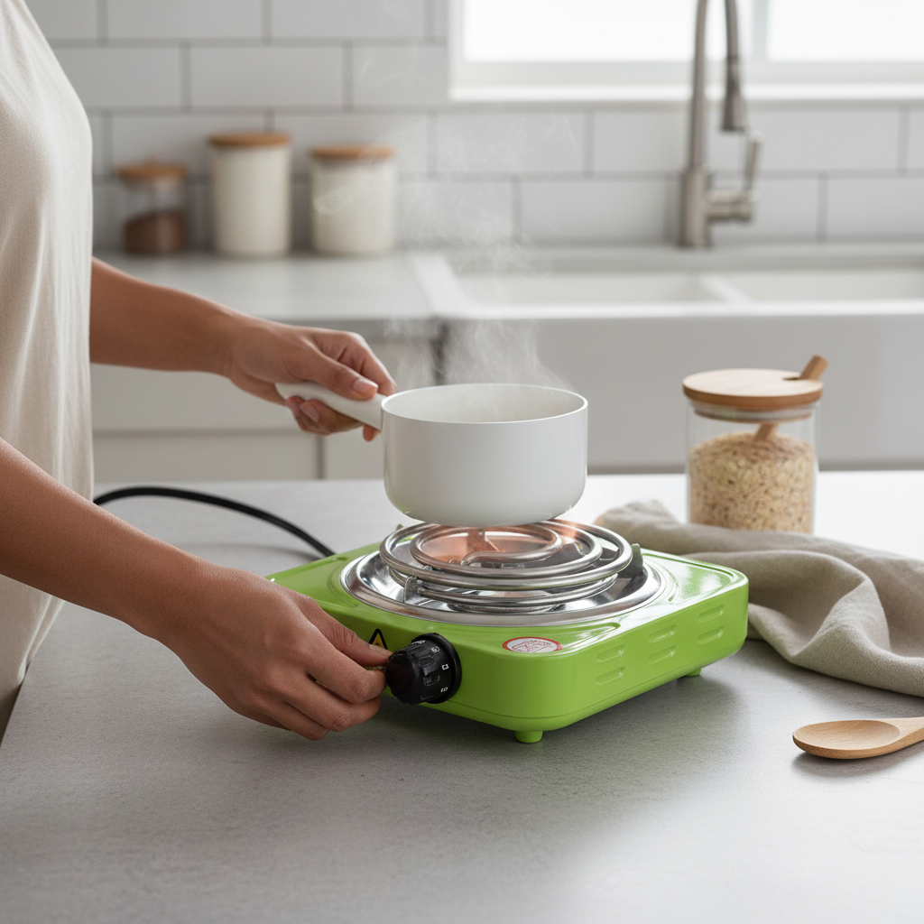 Flameless Electric Cooking Stove (Muticolor)